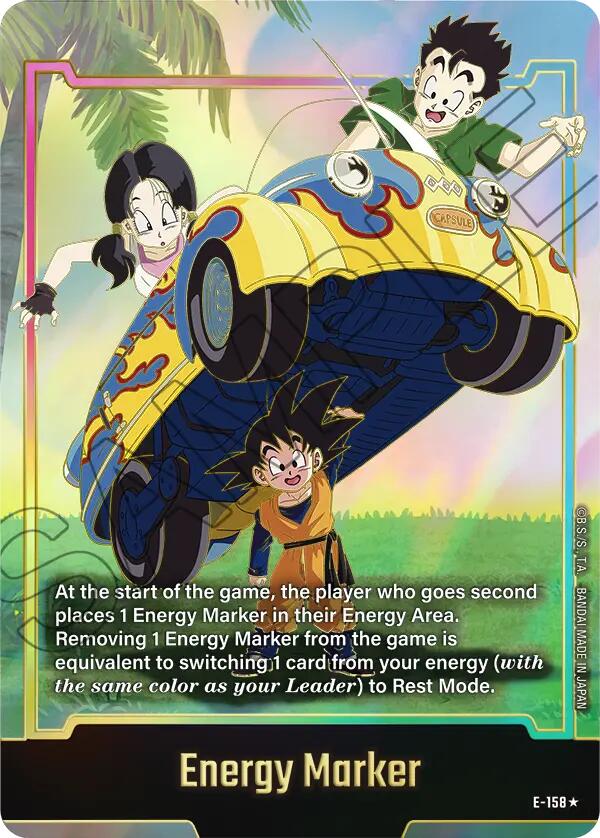 Energy Marker (E-158) (Gold) [Fusion World Energy Markers] | Total Play