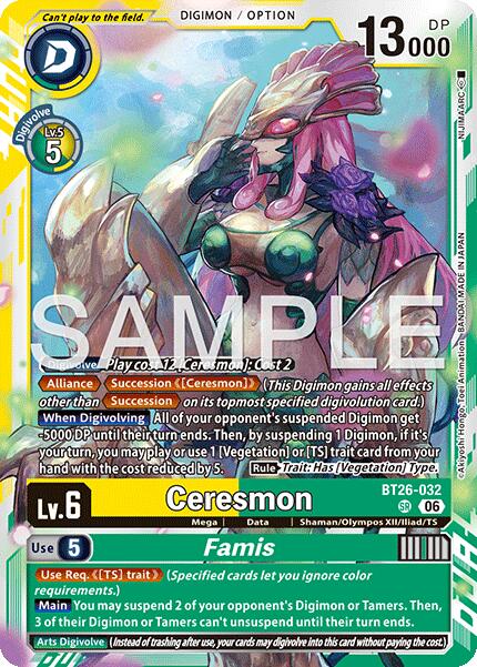 Ceresmon // Famis [BT26-032] [Timeless Bonds] | Total Play