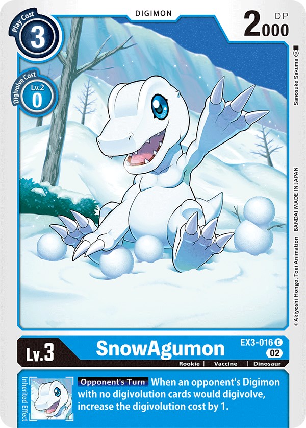 SnowAgumon [EX3-016] [Draconic Roar] | Total Play