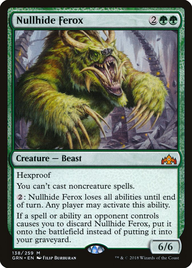 Nullhide Ferox [Guilds of Ravnica] | Total Play