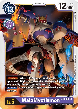 MaloMyotismon [BT3-092] (Revision Pack 2021) [Release Special Booster Promos] | Total Play