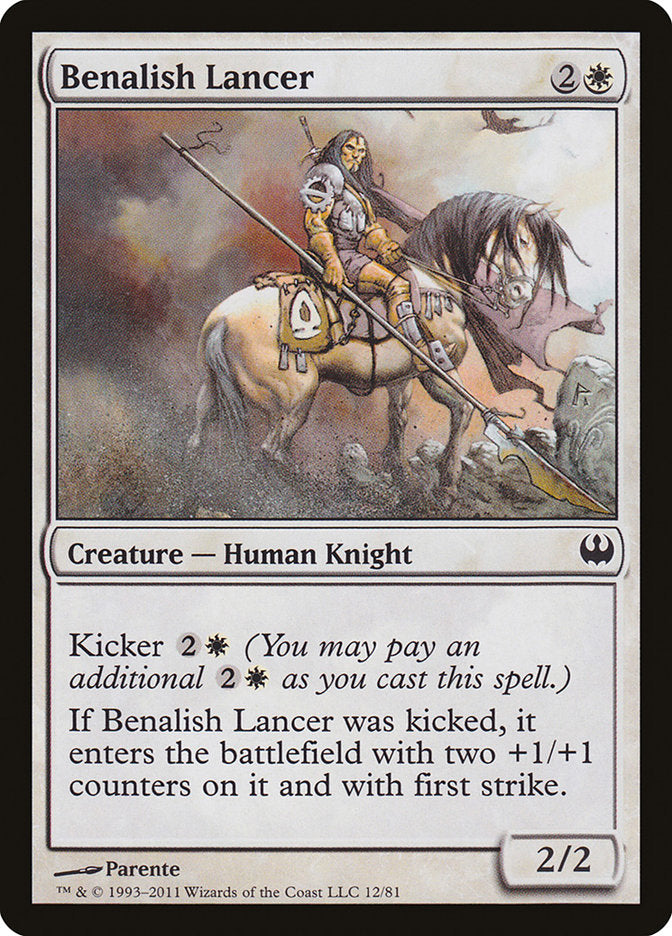 Benalish Lancer [Duel Decks: Knights vs. Dragons] | Total Play
