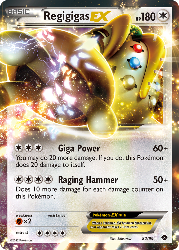Regigigas EX (82/99) [Black & White: Next Destinies] | Total Play