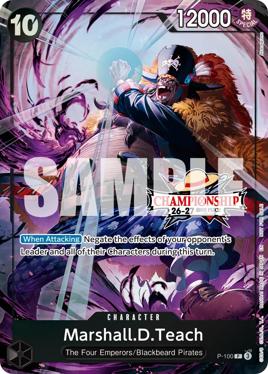 Marshall.D.Teach (CS 26-27 Event Pack) [One Piece Promotion Cards] | Total Play