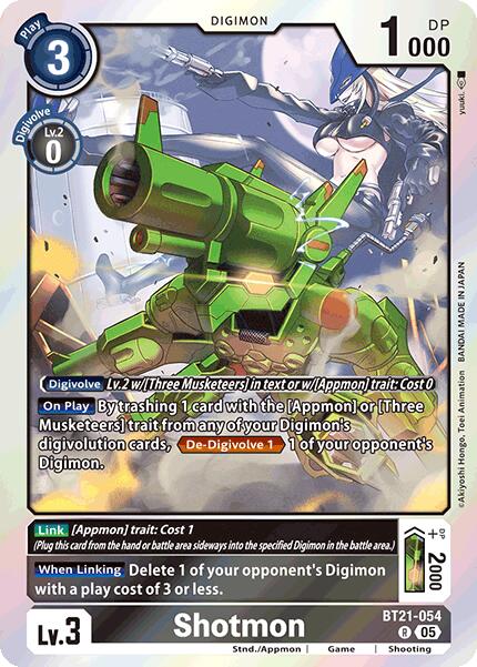Shotmon [BT21-054] [Limited Card Pack -Final Crest-] | Total Play