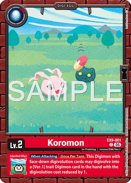 Koromon [EX9-001] [Limited Card Pack -Final Crest-] | Total Play