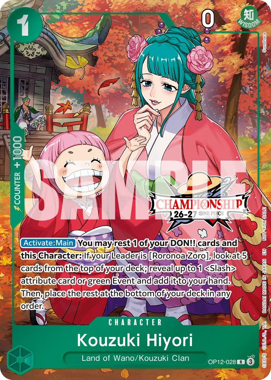 Kouzuki Hiyori (CS 26-27 Celebration Pack) [One Piece Promotion Cards] | Total Play