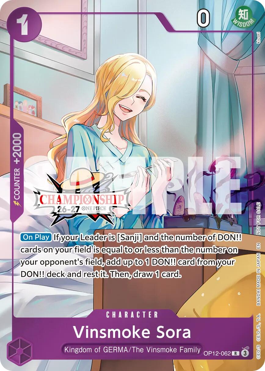 Vinsmoke Sora (CS 26-27 Celebration Pack) [One Piece Promotion Cards] | Total Play