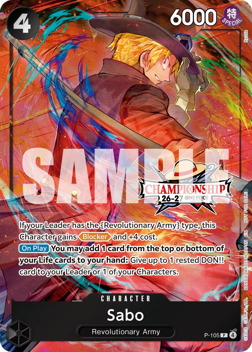 Sabo (CS 26-27 Celebration Pack) [One Piece Promotion Cards] | Total Play
