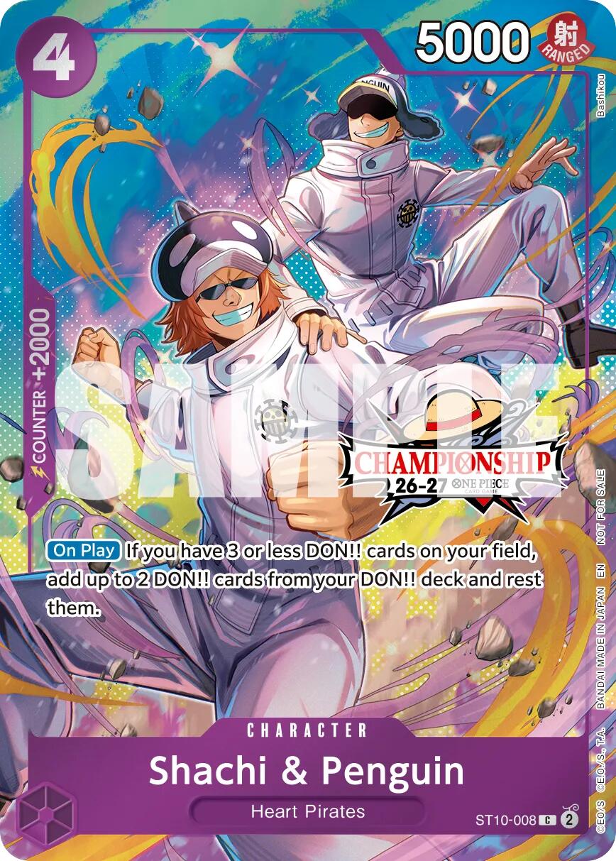 Shachi & Penguin (CS 26-27 Celebration Pack) [One Piece Promotion Cards] | Total Play