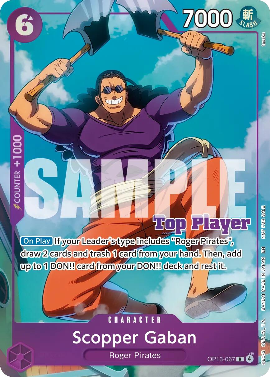 Scopper Gaban (CS 26-27 Top Player Pack Vol. 1) [One Piece Promotion Cards] | Total Play