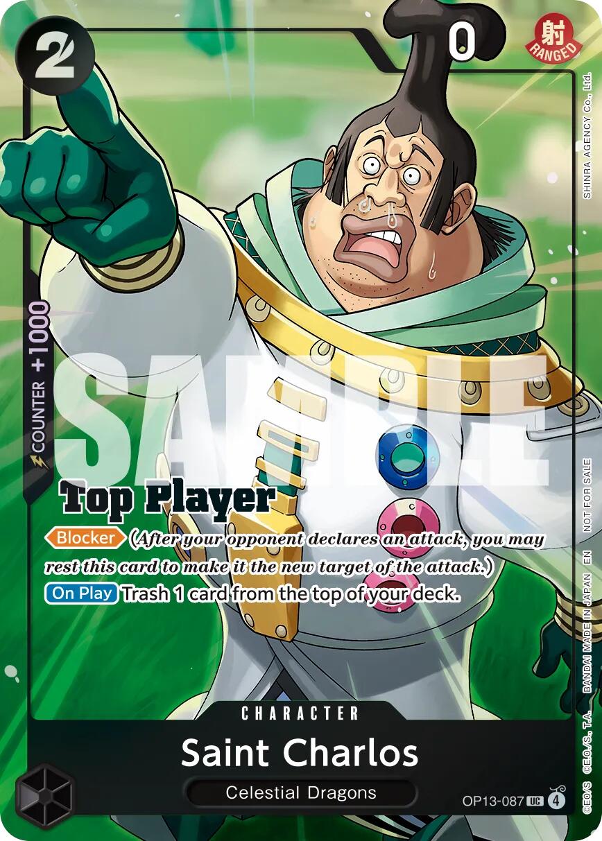 Saint Charlos (CS 26-27 Top Player Pack Vol. 1) [One Piece Promotion Cards] | Total Play
