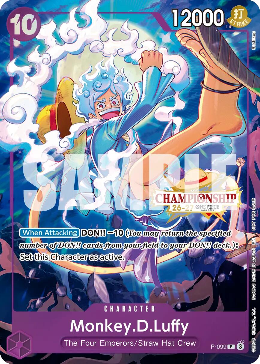 Monkey.D.Luffy (CS 26-27 Event Pack Finalist Ver.) [One Piece Promotion Cards] | Total Play
