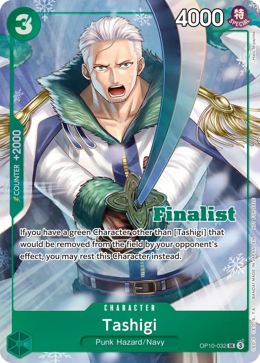 Tashigi (Finalist Card Set Vol.1) [One Piece Promotion Cards] | Total Play