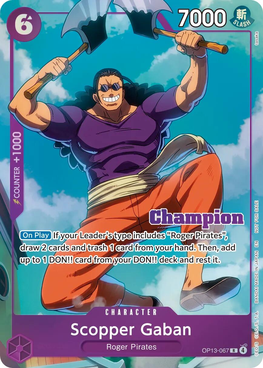 Scopper Gaban (CS 26-27 Winner Card Set Vol.1) [One Piece Promotion Cards] | Total Play