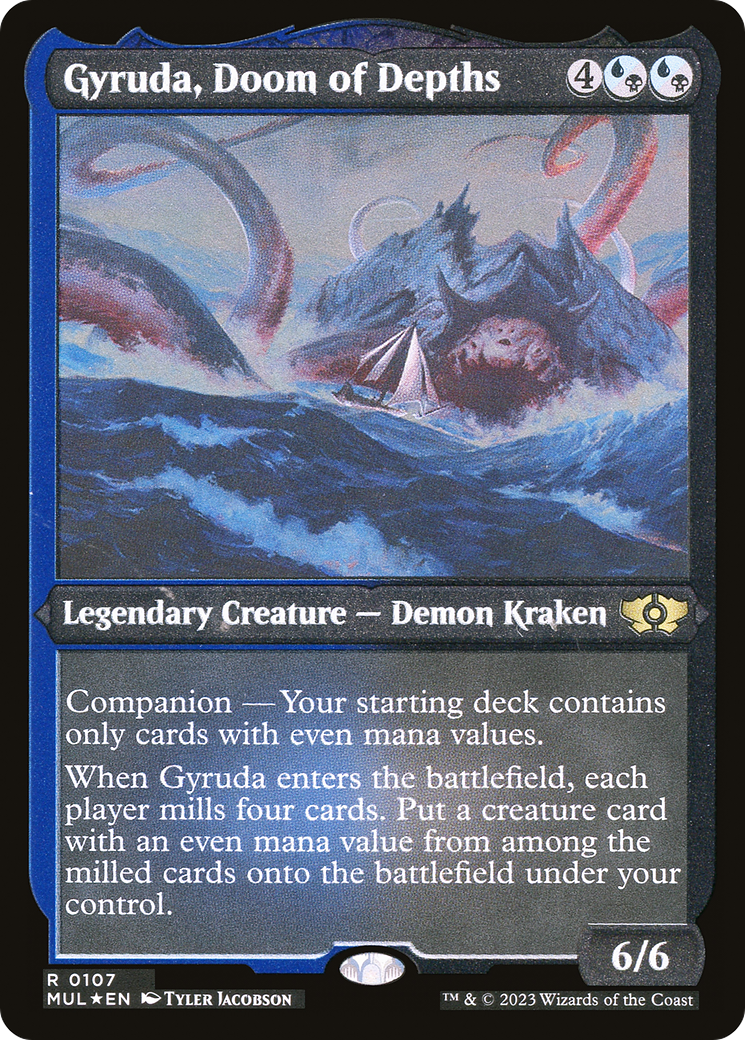 Gyruda, Doom of Depths (Foil Etched) [Multiverse Legends] | Total Play
