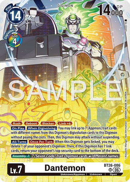 Dantemon [BT26-086] [Timeless Bonds] | Total Play