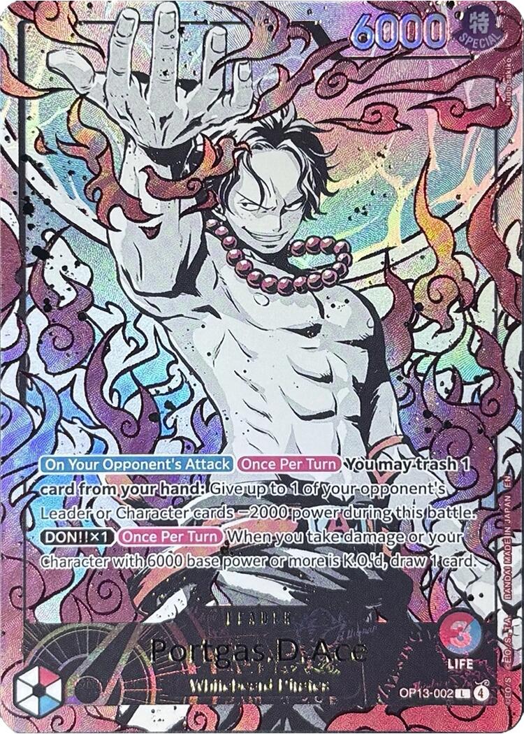Portgas.D.Ace (English Version 3rd Anniversary Set) [One Piece Promotion Cards] | Total Play