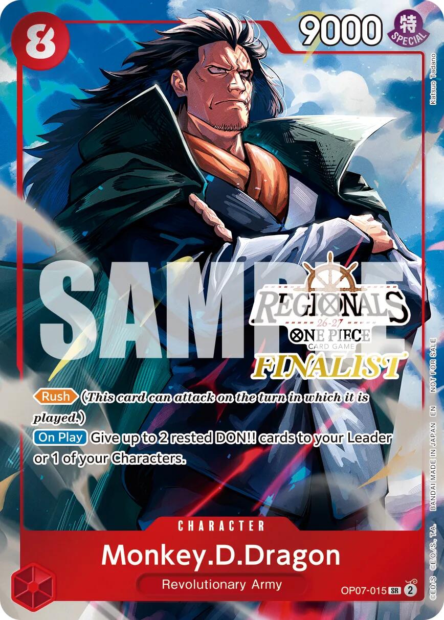 Monkey.D.Dragon (Regionals Finalist Card Set 26-27 Vol.2) [One Piece Promotion Cards] | Total Play