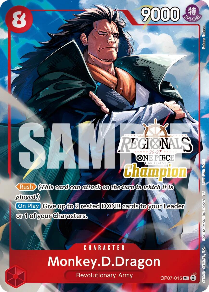 Monkey.D.Dragon (Regionals Champion Card Set 26-27 Vol.2) [One Piece Promotion Cards] | Total Play
