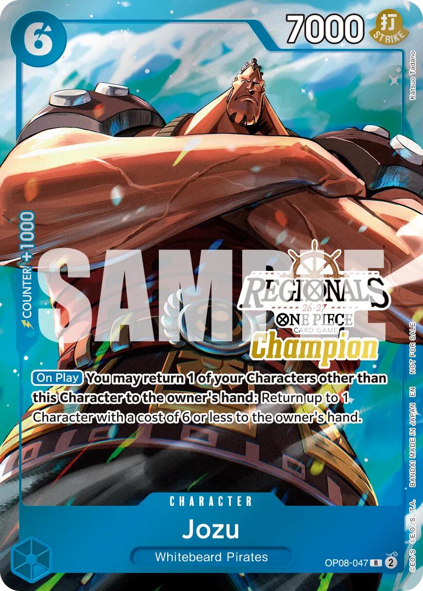 Jozu (Regionals Champion Card Set 26-27 Vol.2) [One Piece Promotion Cards] | Total Play