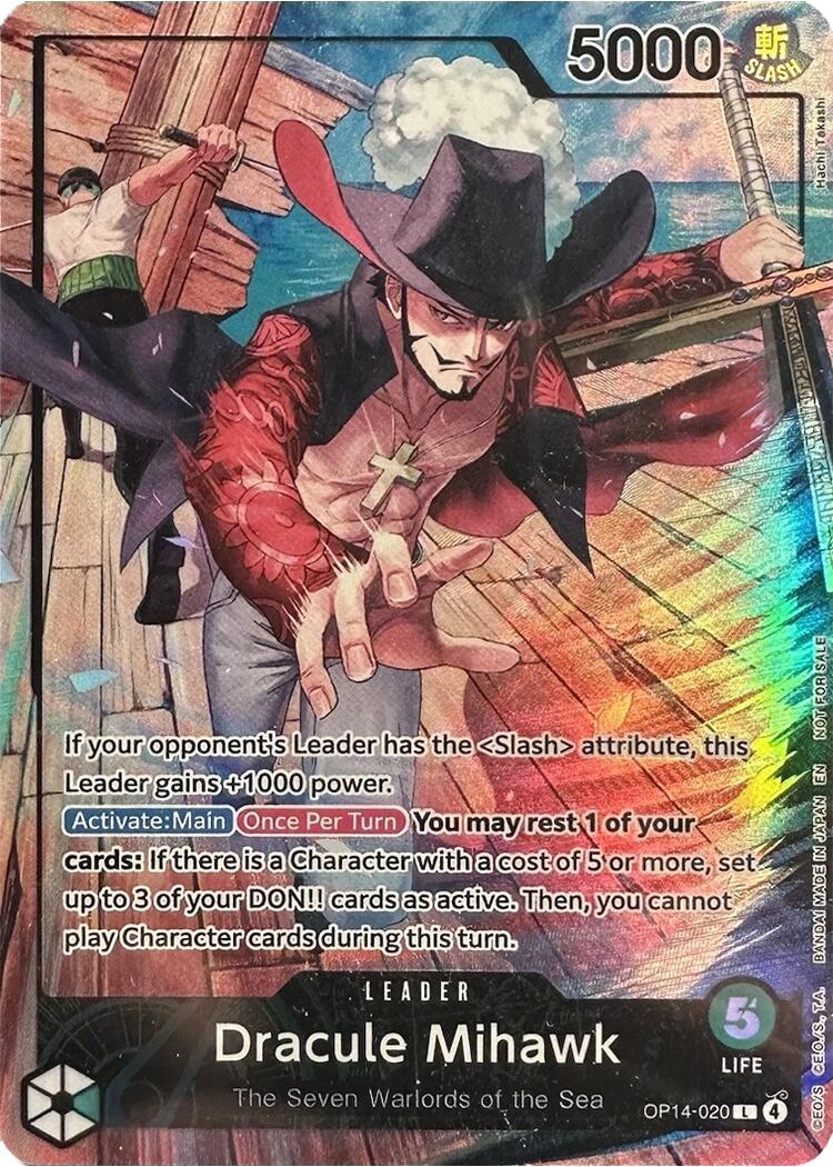 Dracule Mihawk (2026 PSA Magazine Promo) [One Piece Promotion Cards] | Total Play