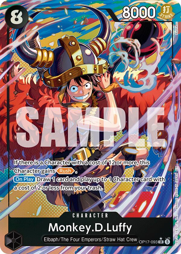 Monkey.D.Luffy (Alternate Art) [The World's Strongest Warriors] | Total Play