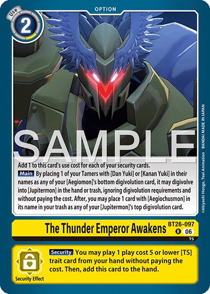 The Thunder Emperor Awakens [BT26-097] [Timeless Bonds] | Total Play