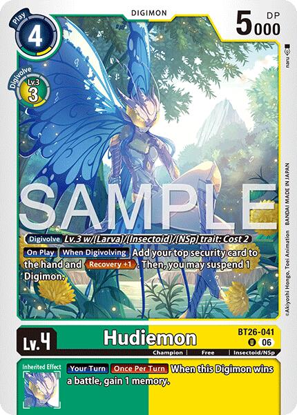 Hudiemon [BT26-041] [Timeless Bonds] | Total Play