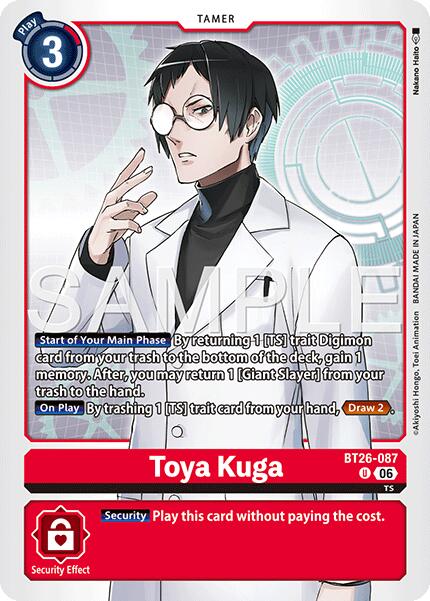 Toya Kuga [BT26-087] [Timeless Bonds] | Total Play