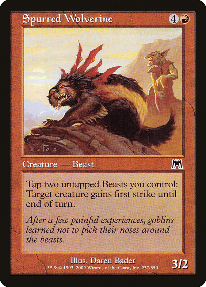 Spurred Wolverine [Onslaught] | Total Play