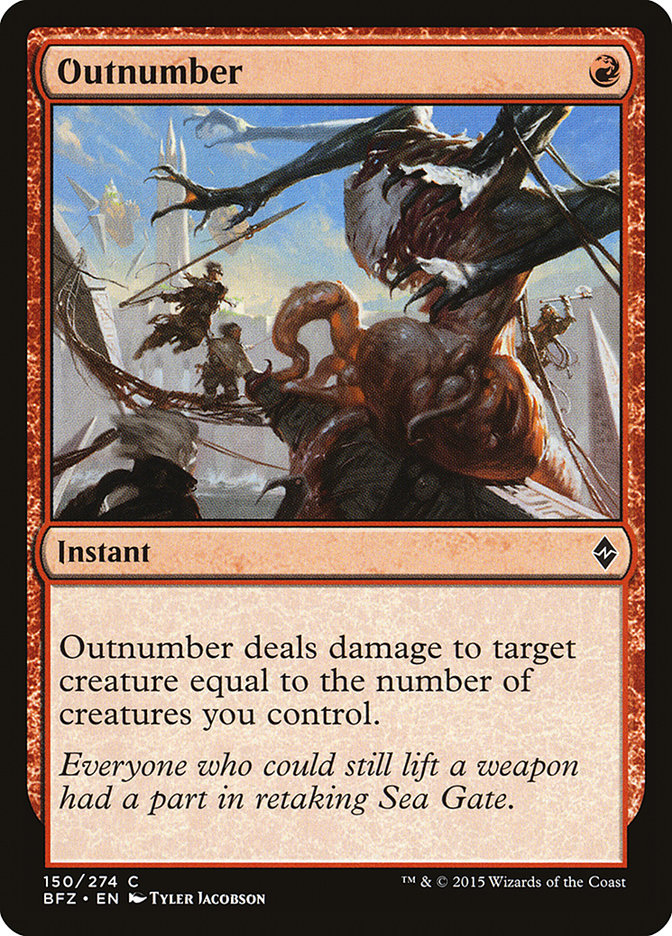 Outnumber [Battle for Zendikar] | Total Play
