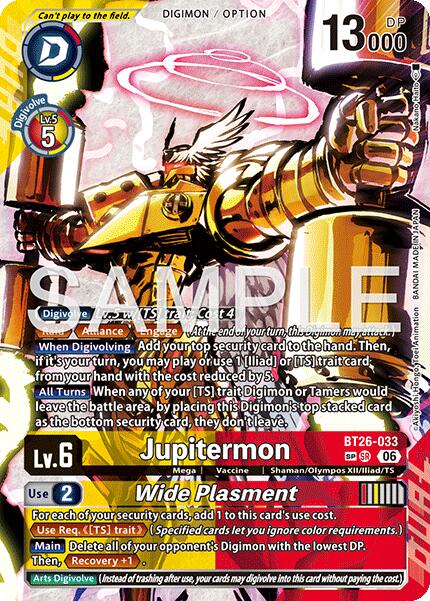 Jupitermon // Wide Plasment [BT26-033] (SP) [Timeless Bonds] | Total Play