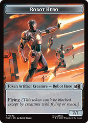 Robot Hero // Villain Double-Sided Token [Marvel Super Heroes Commander Tokens] | Total Play