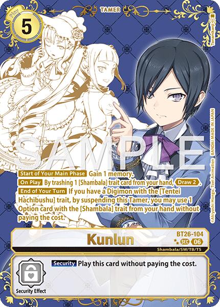 Kunlun [BT26-104] (Rare Pull) [Timeless Bonds] | Total Play