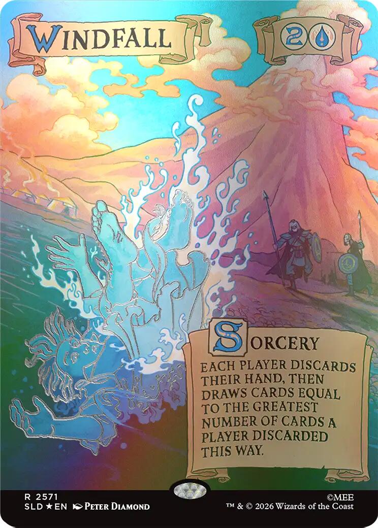 Windfall (2571) (Out Of Sight Foil) [Secret Lair Drop Series] | Total Play