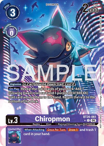 Chiropmon [BT26-061] (Alternate Art) [Timeless Bonds] | Total Play