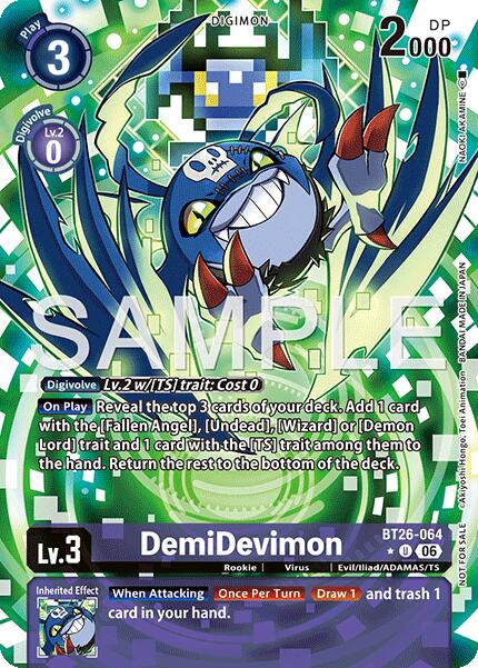 DemiDevimon [BT26-064] (Alternate Art) [Timeless Bonds] | Total Play