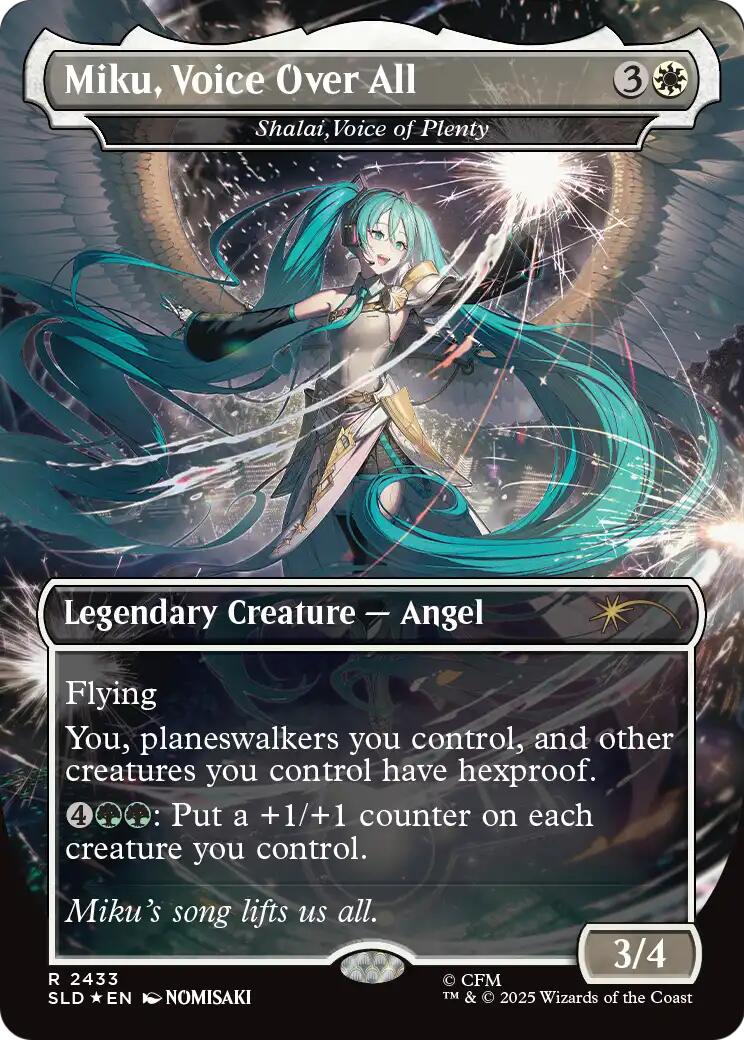 Miku, Voice Over All - Shalai, Voice of Plenty [Secret Lair Drop Series] | Total Play