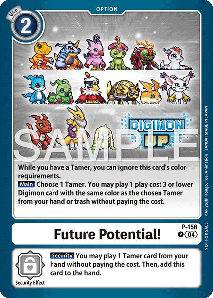 Future Potential! [P-156] (DIGIMON UP July 2026 Giveaway) [Promotional Cards] | Total Play