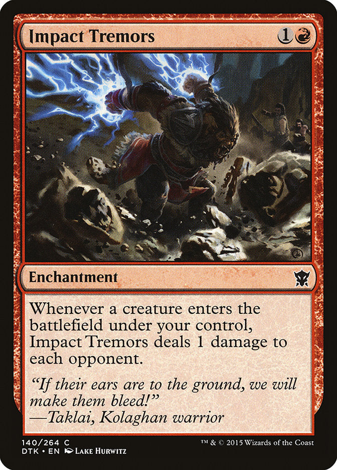 Impact Tremors [Dragons of Tarkir] | Total Play
