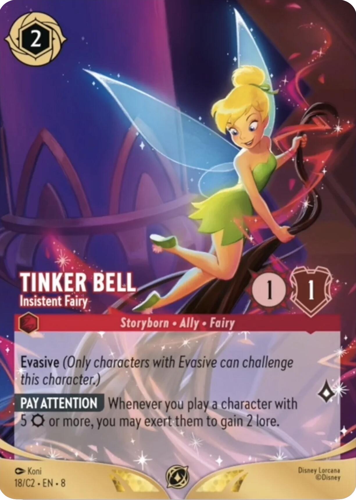 Tinker Bell - Insistent Fairy (18) [Promo Cards] | Total Play