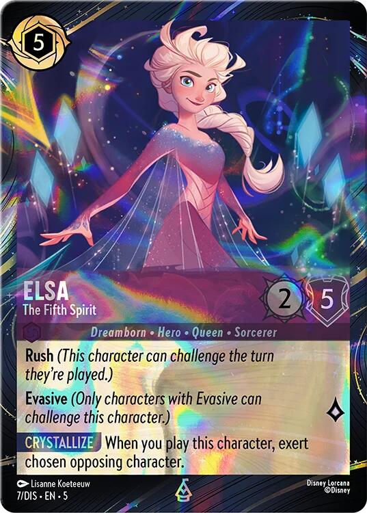 Elsa - The Fifth Spirit (Magical Places Promo) (7) [Promo Cards] | Total Play