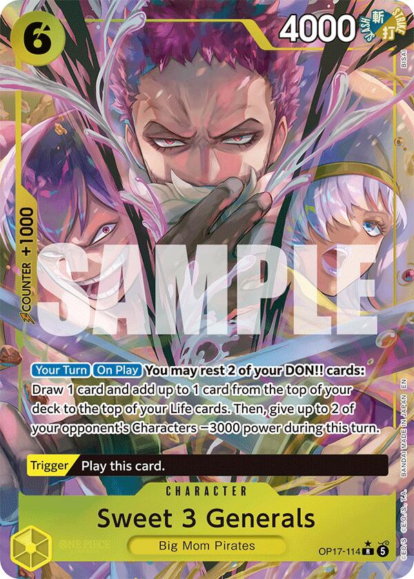 Sweet 3 Generals (Alternate Art) [The World's Strongest Warriors] | Total Play
