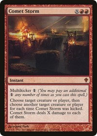 Comet Storm (Oversized) [Oversize Cards] | Total Play