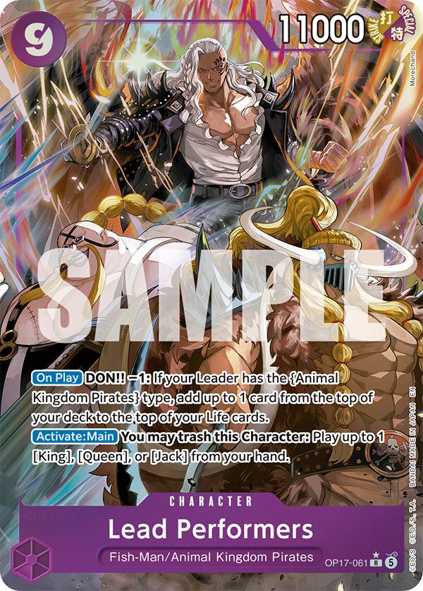Lead Performers (Alternate Art) [The World's Strongest Warriors] | Total Play