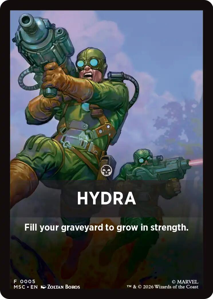 Hydra Theme Card (0005) [Marvel Super Heroes Commander] | Total Play