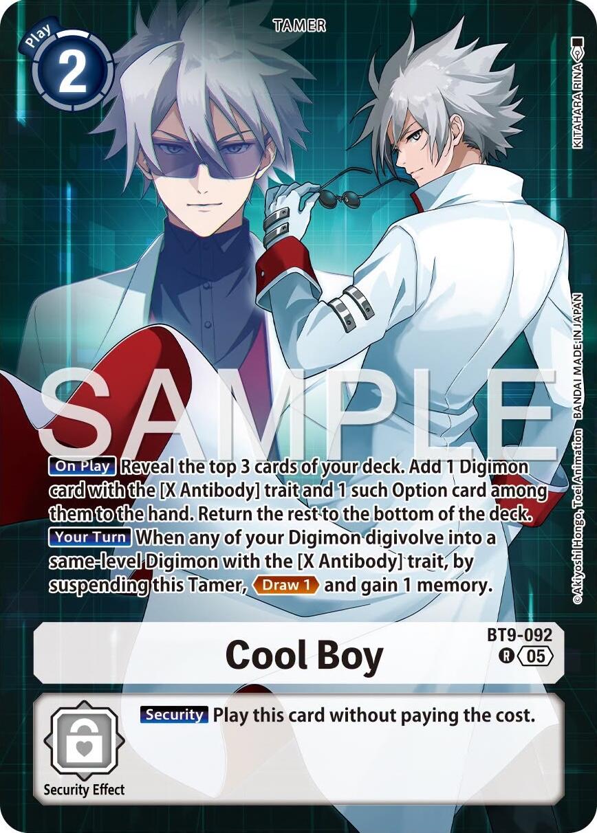Cool Boy [BT9-092] (Tamer's Selection Box Ver. X Antibody) [Promotional Cards] | Total Play