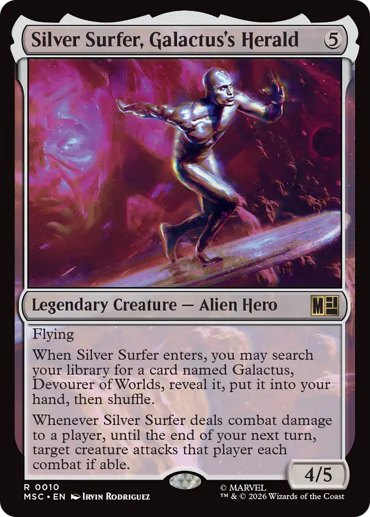 Silver Surfer, Galactus's Herald [Marvel Super Heroes Commander] | Total Play