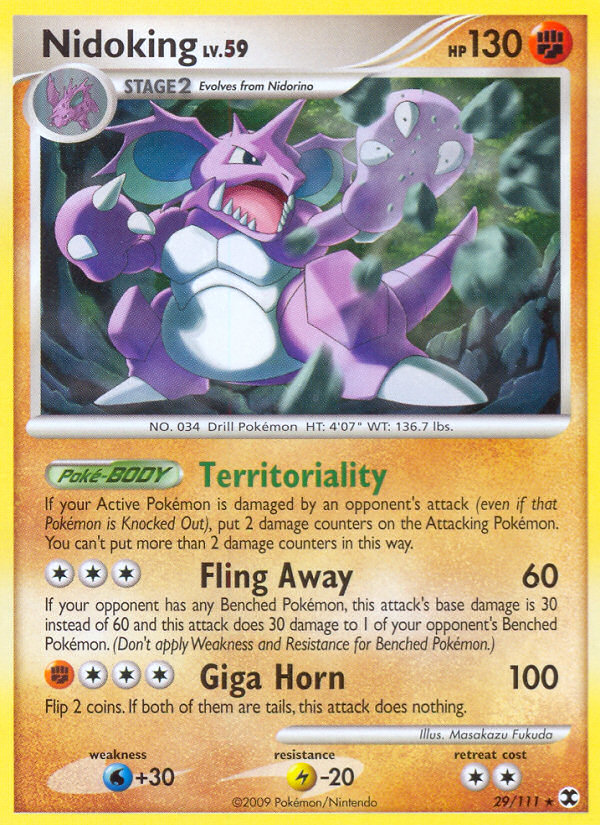 Nidoking (29/111) [Platinum: Rising Rivals] | Total Play